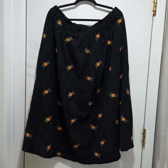 NWOT Shein 4xl Corduroy-like Skirt - Picture 1 of 3